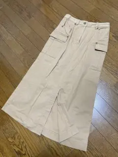 INGEBORG ベージュ ロングスカート　S 値下げ