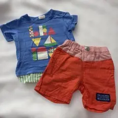 kid's zoo Tシャツ 80cm MOUJONJON パンツ80のサムネイル
