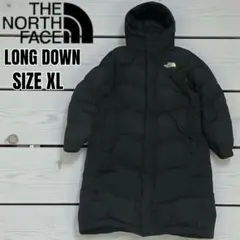 【韓国限定】ノースフェイス　ロングダウン　ベンチコート　ブラック　XL