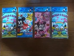【新品未開封】ディズニー キャラクタータオル 4枚セット