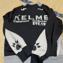 KELME フルジップジャケット 黒 グレー EST.1967