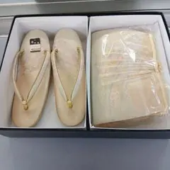 京友禅 草履 WB800 & クラッチバッグ セット