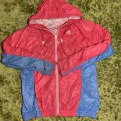 adidas ナイロンジャケットパーカー