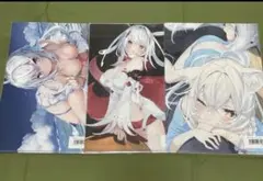 神岡ちろる展　クリアファイルセット　a.b.c