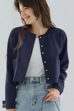 金ボタン カーディガン