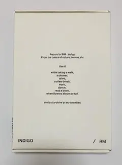 INDIGO CD RM BTS ナムジュン