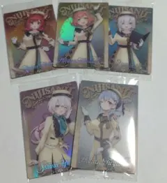 アルス　本間 ひまわり　椎名　葉加瀬　にじさんじ　ウエハース　メタリック　カード