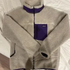Patagonia レトロカーディガン フリースジャケット パープル XXL