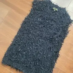 Drawer ブラック ノースリーブニット サイズ2