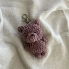 くまのあみぐるみキーホルダー