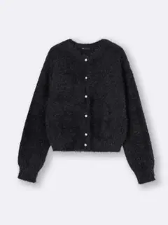 GU今季新作シャイニークルーネックカーディガンZ新品未使用