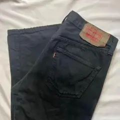 00s Levi’s 501 W33L32 ブラック 後染め ユーロ