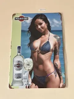 MARTINI ブリキ看板 インテリア