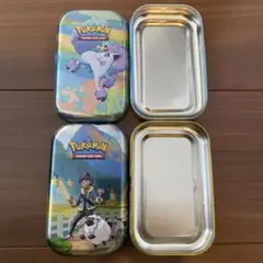 【海外限定】ガラルポニータ　ホップ　ミニ缶　２点セット　tin 空箱