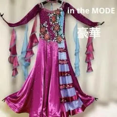 in the MODE 社交ダンスドレス 競技用 パープルスカイブルーM 美品のサムネイル