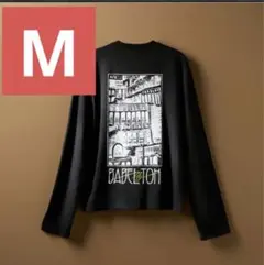 ミセス バベルの塔 ロングスリーブ Tシャツ M ブラック ロンT 長袖