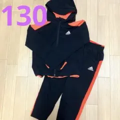 【中古】アディダス　 ジャージ上下　セットアップ　トレーニングウェア　130