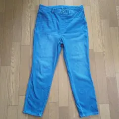 ユニクロ　ウルトラストレッチハイライズデニムクロップドレギンスパンツ　XL