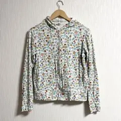 美品　UNIQLO LIBERTY ユニクロ　リバティ 花柄　パーカー　L