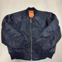 ✨美品✨　MA-1 フライトジャケット リバーシブル ブラック/オレンジ
