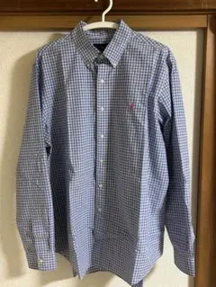 Ralph Lauren ボタンダウンシャツ 青系チェック