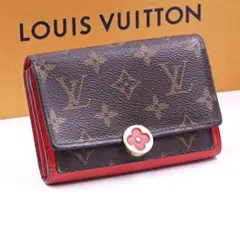 ルイヴィトン モノグラム フロール コンパクト 二つ折り財布