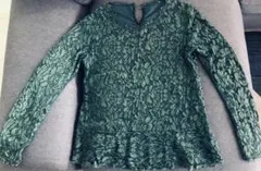 軽量オリーブグリーン・ダブルブレスト・トレンチコート