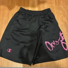 Champion バスケットボールパンツ ブラック ピンクのサムネイル