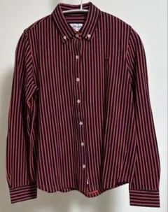 JACK BUNNY 赤と紺のストライプシャツ【美品】ジャックバニー