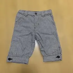 COMME CA ISM チェック柄ショートパンツ 90cm