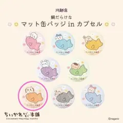 【川越限定】ちいかわ　鯛だらけなマット缶バッジ　　　シーサー