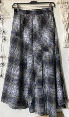 未使用に近い　サマンサモスモスブルー　ロングスカート