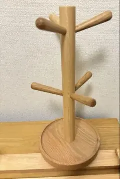 Actus アクタス　木製マグカップツリー　カップホルダー