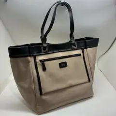 FURLA フルラ ラージトートバッグ エナメル　イタリア製 バイカラーのサムネイル
