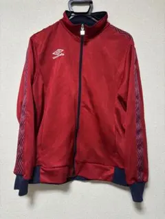 90s〜00s UMBRO アンブロ デサント トラックジャケット 赤 紺