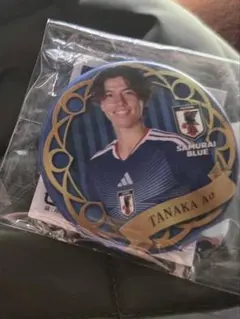缶バッジ　サッカー日本代表　田中碧　ガチャ