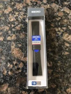 SEIKO DX59A 18mm ブラックレザーベルトのサムネイル