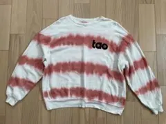 TAOロゴワンポイント タイダイ トレーナー