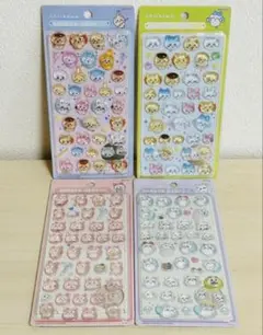 ちいかわ　硬いシール　第二弾　4点セット