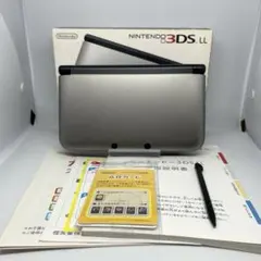 【美品】ニンテンドー3DS LL 本体 シルバー×ブラック