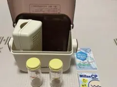 Pigeon 哺乳瓶とcombine消毒ケースセット