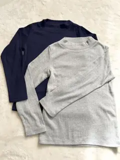 R/H 長袖カットソー 120サイズ ネイビー グレー2枚セット