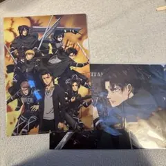進撃の巨人 A4クリアファイル2枚セット