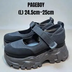 PAGEBOY ページボーイ ワンストアツゾコスニーカー 24.5cm 厚底