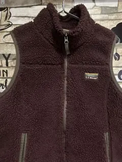 L.L.Bean フリース ベスト バーガンディ