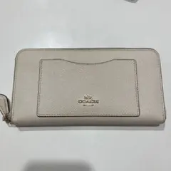 COACH ホワイト レザー 長財布