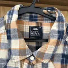 KRIFF MAYER チェック柄ロングシャツのサムネイル