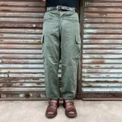 【希少サイズ】60s Vintage フランス軍M64カーゴパンツ　84XC DEADSTOCK