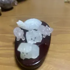 3048】ぐでねこ 天然石 アクセサリー ミニチュア 厄除け 花 - メルカリ