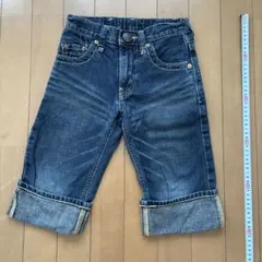 EDWIN XV キッズ デニム ハーフパンツ